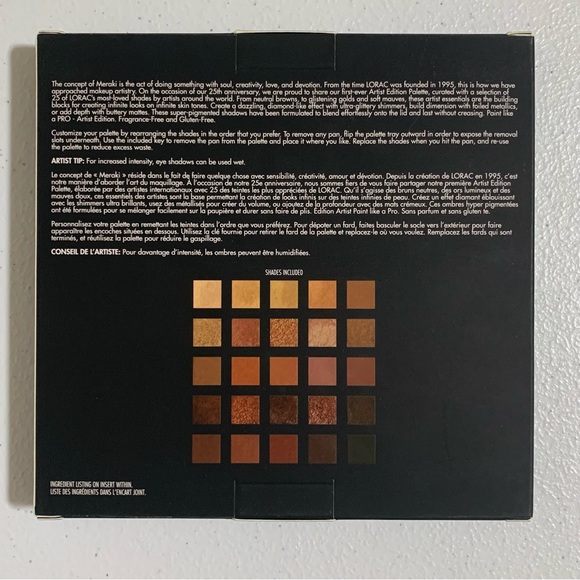 LORAC Pro Artist Edition Eyeshadow Palette-New - Picture 12 of 12